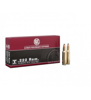 Патрон нарізний RWS .222 Rem. TEILMANTEL SPITZ