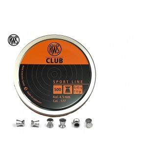 Кульки RWS Club к. 4,5 мм.