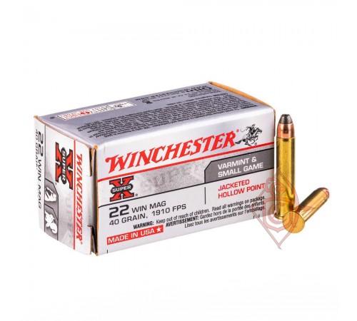 Winchester Super-X 22 WMR пуля JHP