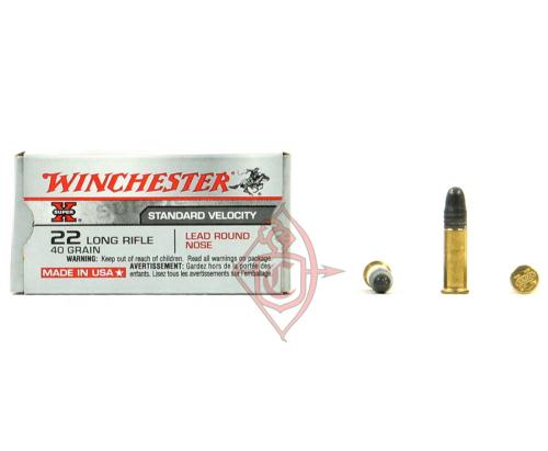 Патрон нарізний Winchester Super-X 22 LR куля LRN