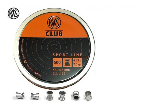 Кульки RWS Club к. 4,5 мм.