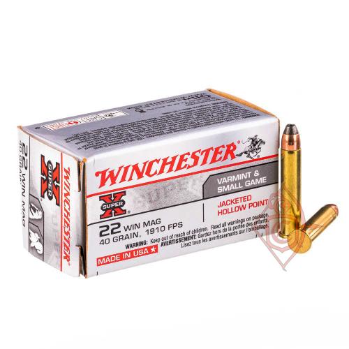 Патрон нарізний Winchester Super-X 22 WMR куля JHP
