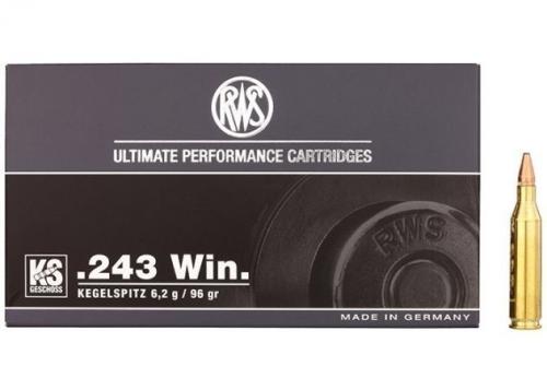 Патрон нарізний RWS .243 Win. KEGELSPITZ
